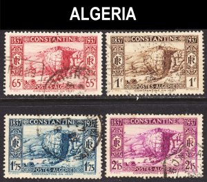 Algeria Scott 113-16 complete set F to VF used. Lot #B.  FREE...