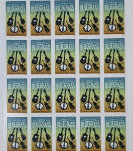 2024 Bluegrass  forever stamps  5 books of 20PCS, total 100pcs