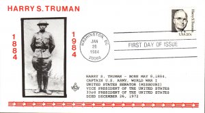 #1862 Harry S. Truman Kenick FDC