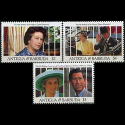 ANTIGUA 1991 - Scott# 1451-3 Royal Family $2-5 NH