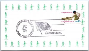 US SPECIAL EVENT COVER U.S. BICENTENNIAL CELEBRATION VALLEY FORGE P.A. 1977 - B