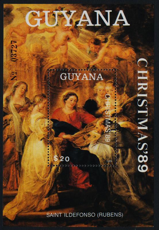 Guyana 2240 MNH Christmas, Art, Saint Ildefonso