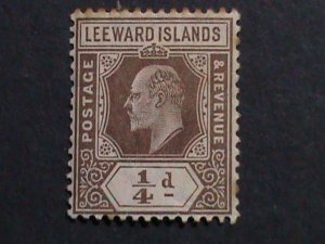 ​LEEWARD ISLANDS-1912 SC#46  KING GEORGE V MINT 111 YEARS OLD VERY FINE-