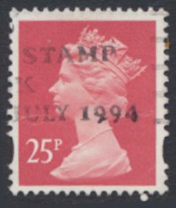 GB  Machin 25p SG Y1689 AOP Used SC# MH213 see scans & details