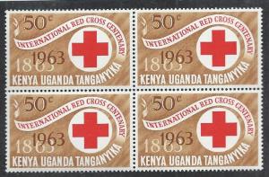 KENYA, UGANDA, & TANZANIA SC# 143  B/4 FVF/MNH 1963