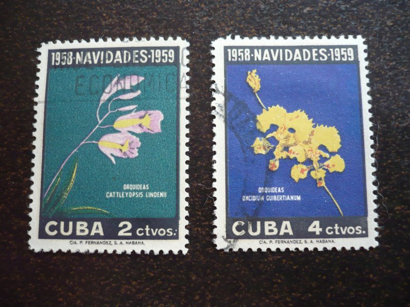 Stamps - Cuba - Scott#611-612 - Used Set of 2 Stamps