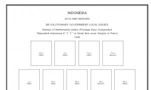 INDONESIA STAMP ALBUM PAGES 1945-2011 1945-2011 (533 PDF digital pages)