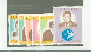 Ecuador #764-764E Mint (NH) Single (Complete Set)
