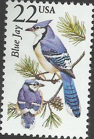 # 2318 MINT NEVER HINGED ( MNH ) BLUE JAY