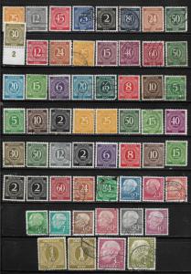 COLLECTION LOT OF 111 GERMANY POST WW2 STAMPS CLEARANCE 2 SCAN