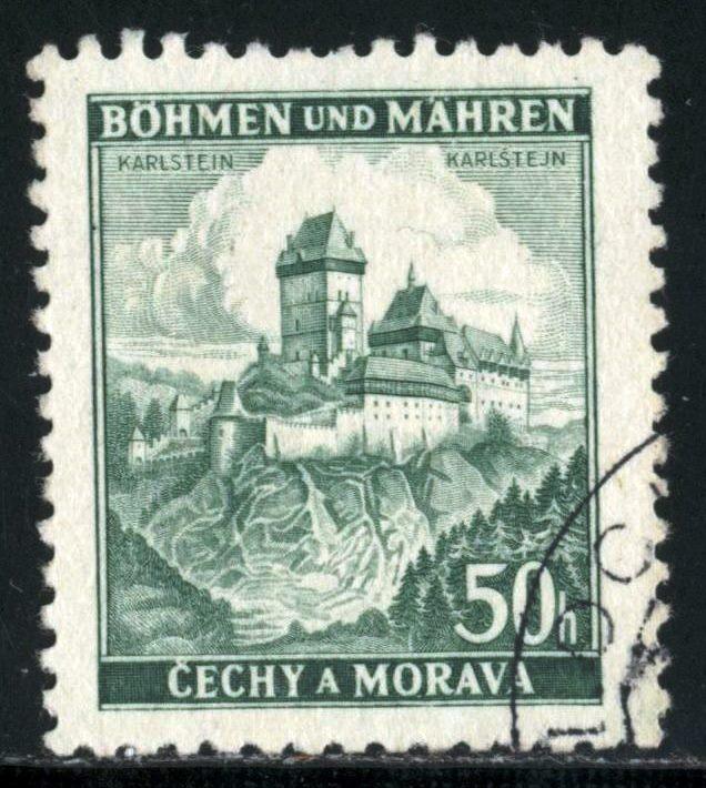 BOHEMIA & MORAVIA - #28 - USED - 1939 - BOHMOR013AFF1