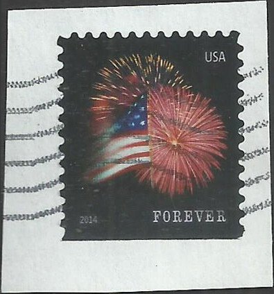 # 4870 USED FORT McHENRY FLAG AND FIRE WORKS