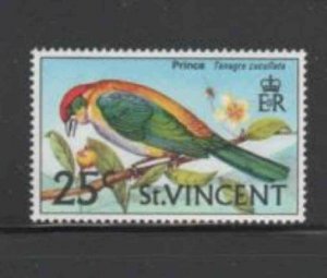 ST. VINCENT #290 1970 25cv HOODED TANEGER MINT VF NH O.G