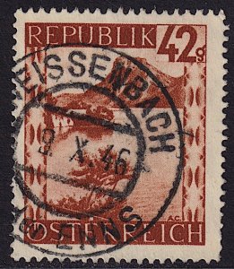 Austria - 1946 - Scott #471 - used - WEISSENBACH pmk