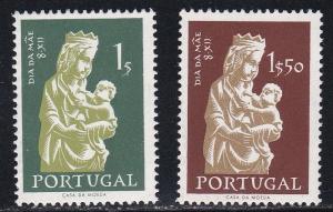 Portugal # 822-823 , Mothers Day, Mint NH, 1/2 Cat.
