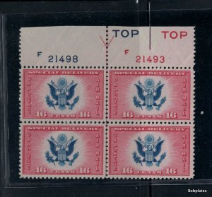 BOBPLATES #CE2 Plate Block F21493 F21498 VF NH Type I SCV=$12.5 *