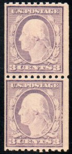 USA #489 VF OG NH, Pair, nice color!