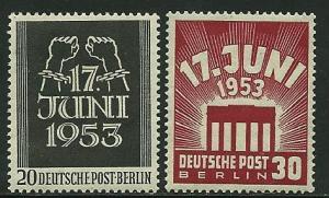Berlin # 9N99-100, Mint Never Hinge