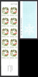 Norway Sc# 871a MNH Complete Booklet 1985 2k Christmas