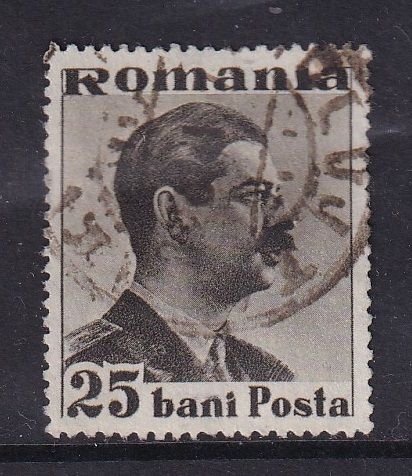 Romania #446  used 1935  King Carol II  25b