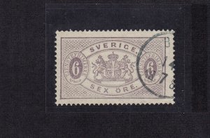 SWEDEN Early Used #O16a CV$ 65.00 item #A6