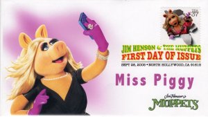 A0-3944d-1, 2005, Jim Henson Muppets, FDC, DCP, SC 3944d, Add on Cachet, Miss Pi