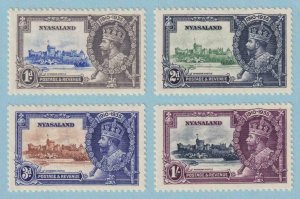 NYASALAND PROTECTORATE 47 - 50  MINT HINGED OG * NO FAULTS EXTRA FINE! - W140