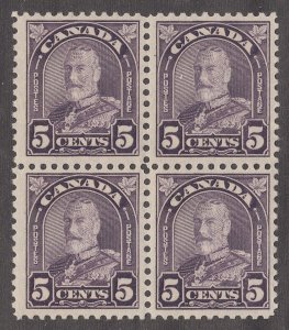 Canada #169 Mint Blocks of 4