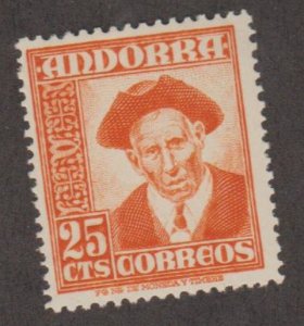 Andorra - Spanish - Scott #41 Stamp - Mint Single