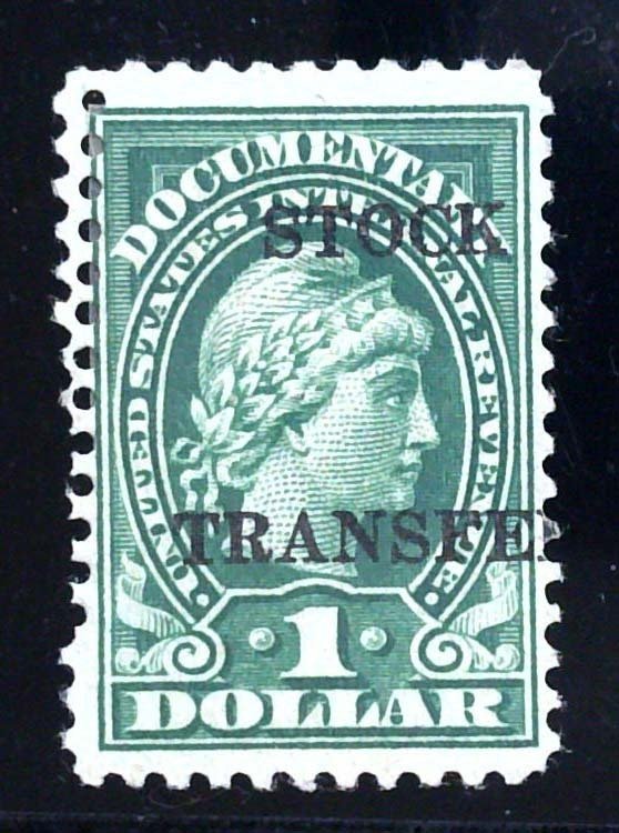 Scott #RD37 - $1 Green - Revenue Stamps - NG - 1920