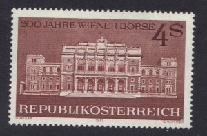 Austria  #902  MNH  1971  Vienna stock exchange