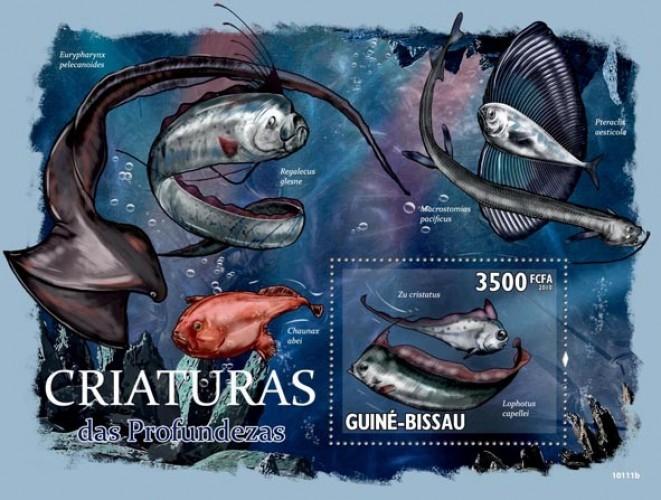 GUINE BISSAU 2010 SHEET CREATURES OF THE OCEAN DEEP MARINE LIFE gb10111b