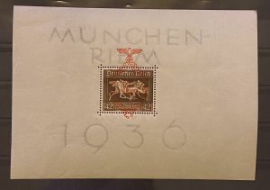 [AG] Germany 1937 Sc #B105 Mi Block 10 Mint *Never Hinged* Mi-CV 180€