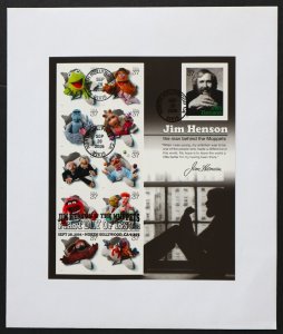 U.S. Used #3944 37c Jim Henson/Muppets Sheet of 10 First Day Cover. Choice!