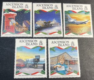 ASCENSION ISLAND # 570-574-MINT NEVER/HINGED--COMPLETE SET--1993