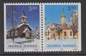 NORWAY SG1171/2 1993 CHRISTMAS MNH