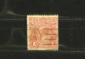 14480   AUSTRALIA   Used # 21a                      CV$ 6.00