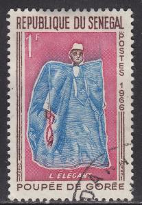 Senegal 261 CTO 1966 Dolls of Gore´e: Elegant Man