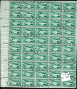 1009 Mint,OG,NH... Pane of 50... Brookman CV $13.75