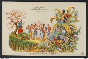 USA NAVAL - Hudson-Fulton Celebration #8 - NATIVE Season Of Blossoms postcard