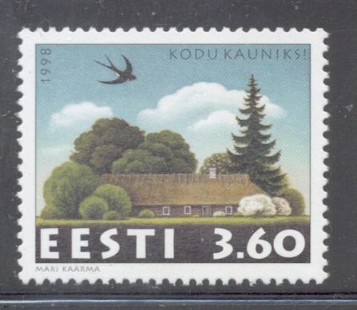 Estonia Sc 344 1998 Beautiful Homes stamp mint NH