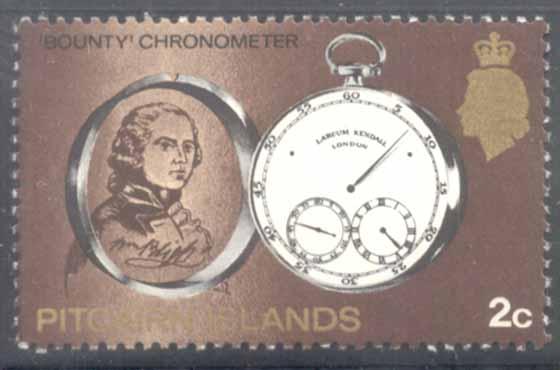 Pitcairn Islands ~ #98 ~ Bounty Chronometer ~ MNH