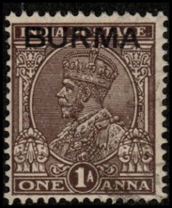 Burma 4 - Used - 1a George V (1937) +