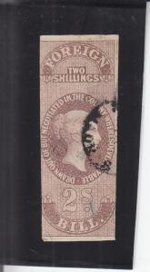 Ceylon: Foreign Bill, 2/s, Sc #7, Used (23748)