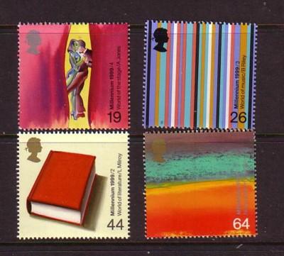 Great Britain Sc 1883-6 1999 artists stamp set mint NH