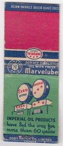 Canada Revenue 1/5¢ Excise Tax Matchbook IMPERIAL OIL PRODUCTS
