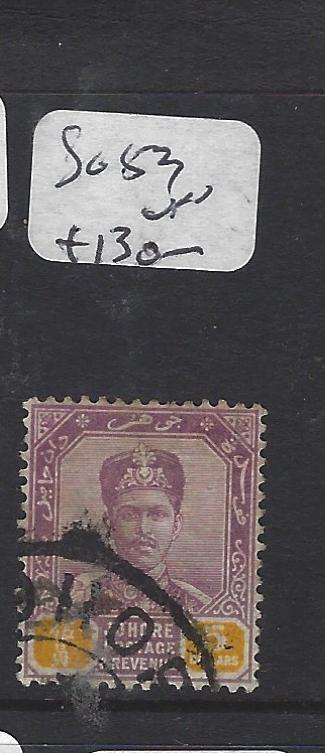 MALAYA JOHORE (P0211B)  SULTAN  $5.00   SG 53   VFU