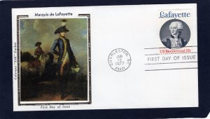 1716 Lafayette, FDC Colorano Silk
