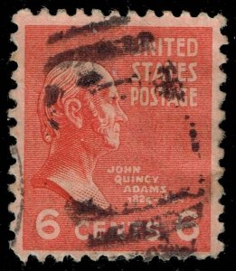 US #811 John Quincy Adams; Used