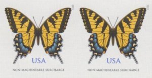 US 4999a Modern Imperf Tiger Swallowtail Pair